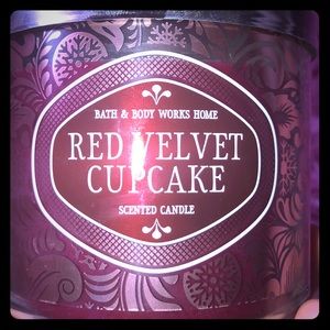 Bath and body works Red velvet candle